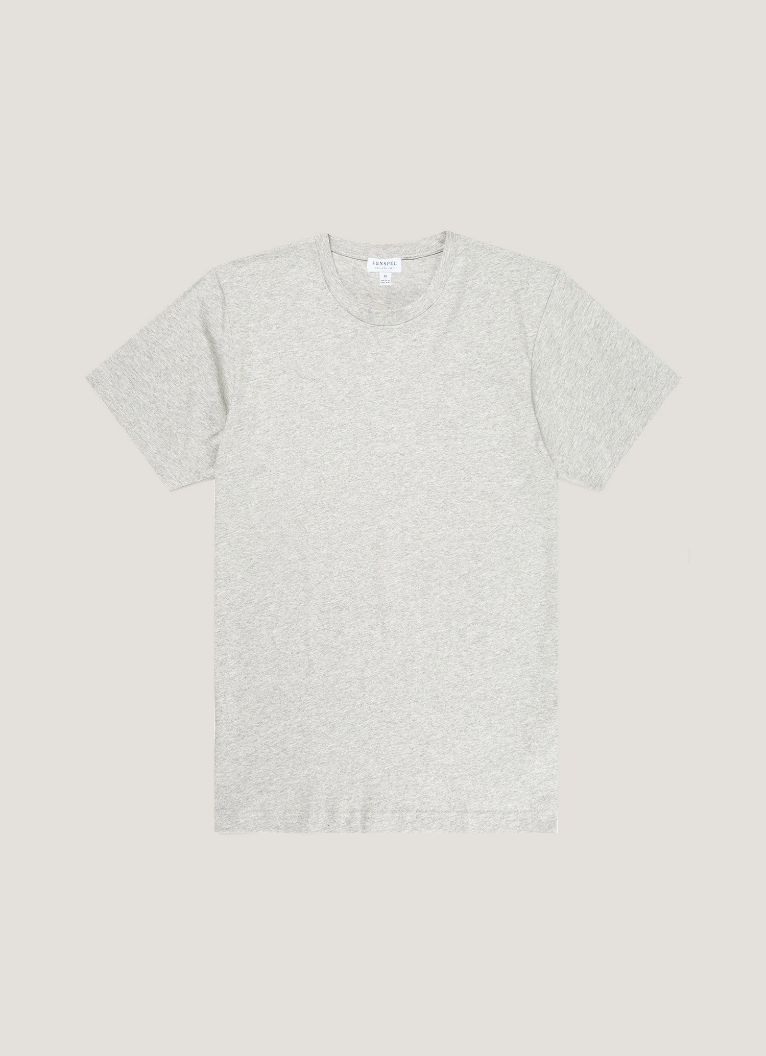 Men's Riviera T-shirt in Grey Melange perfect for all-day wear