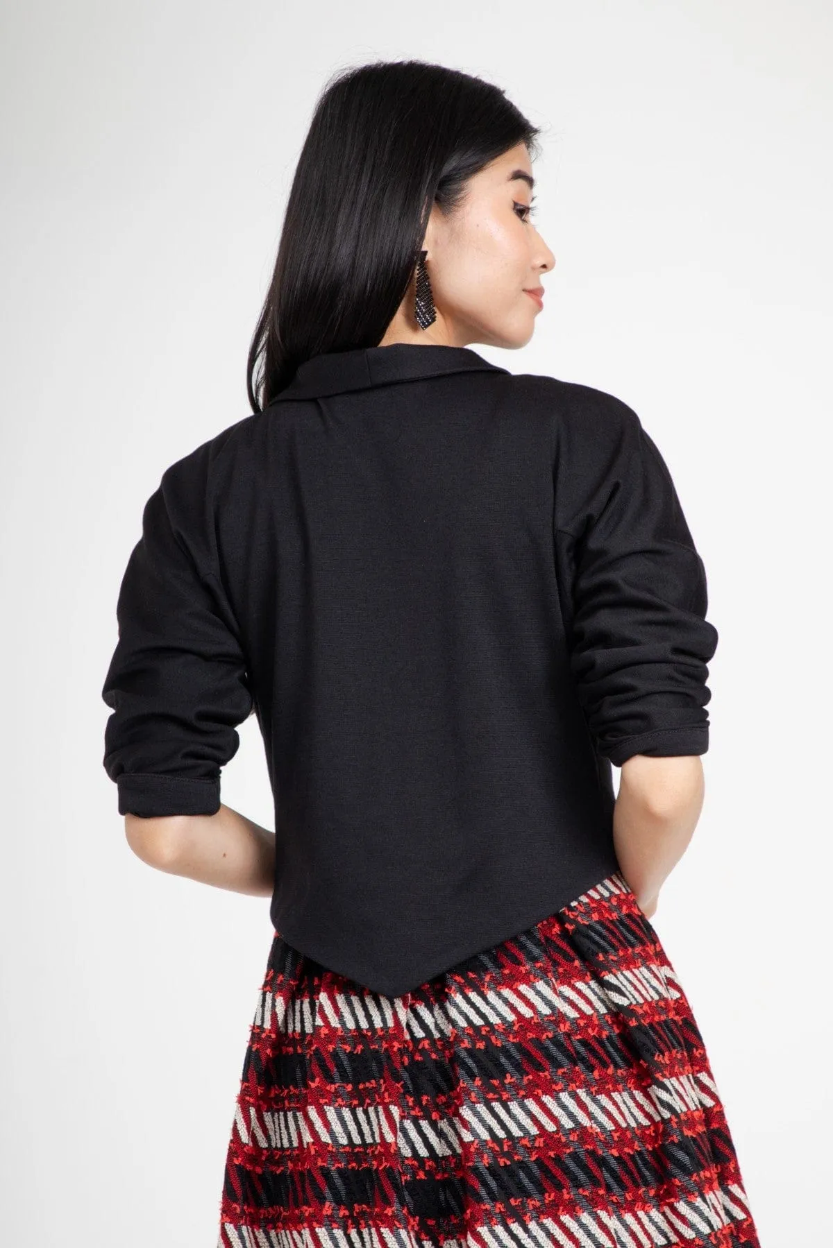 DoubleStitchSeams Pixie Bolero - Black