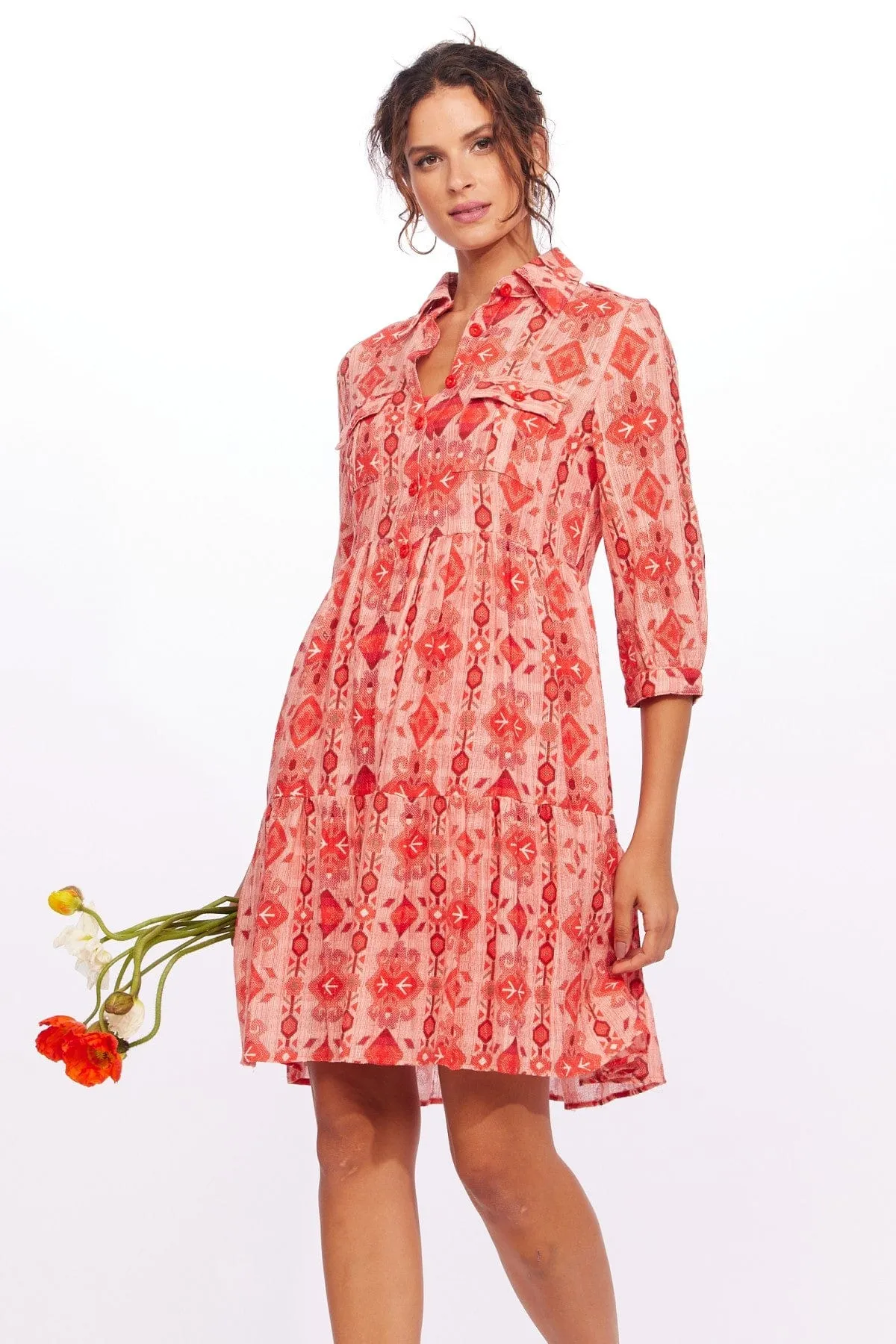 Verdi Tunic Dress - Ligonberry Pie Kind Light