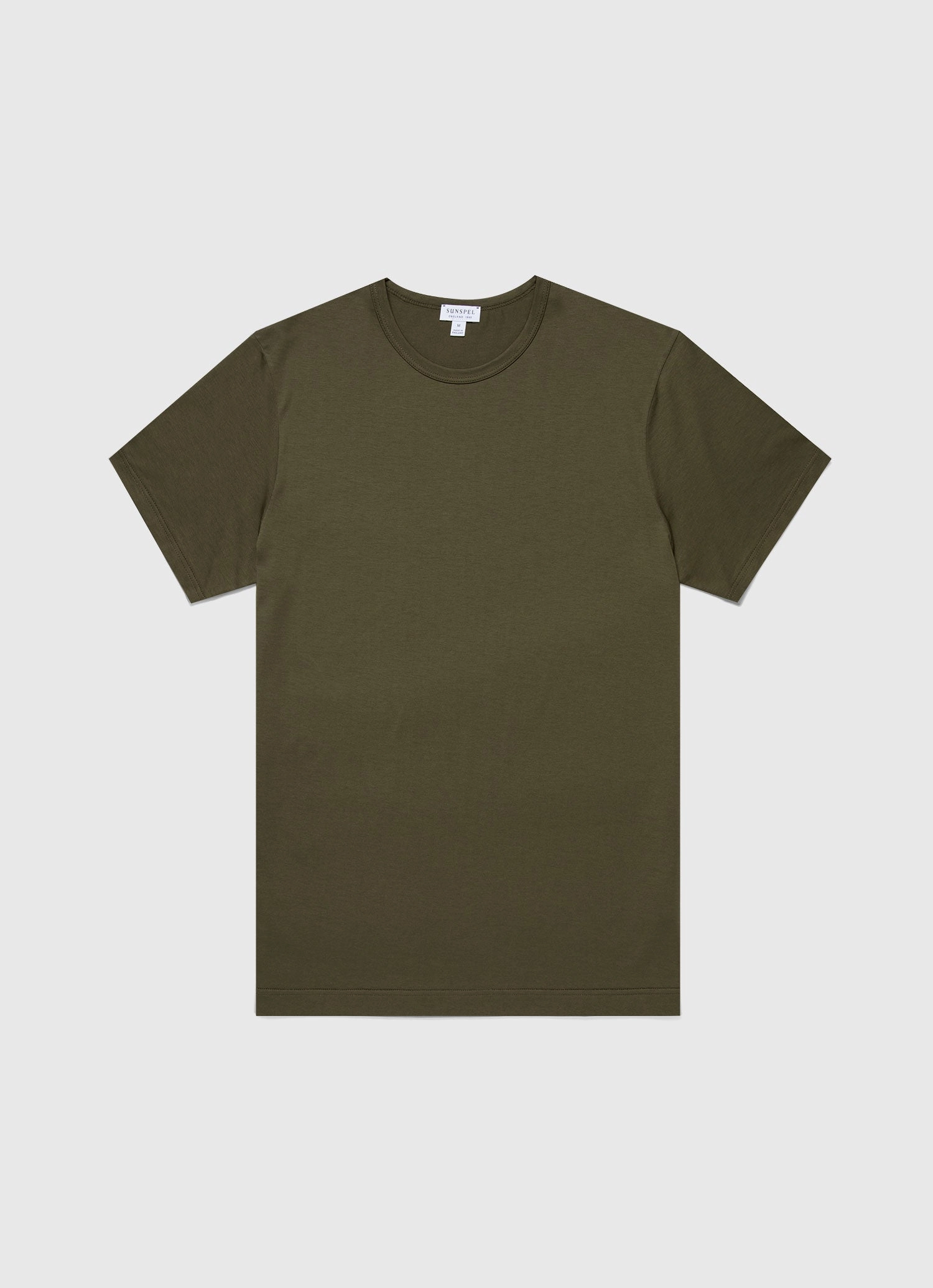 Men's Classic T-shirt in Pine Green Short sleeved breeziness Circular Knit Design
