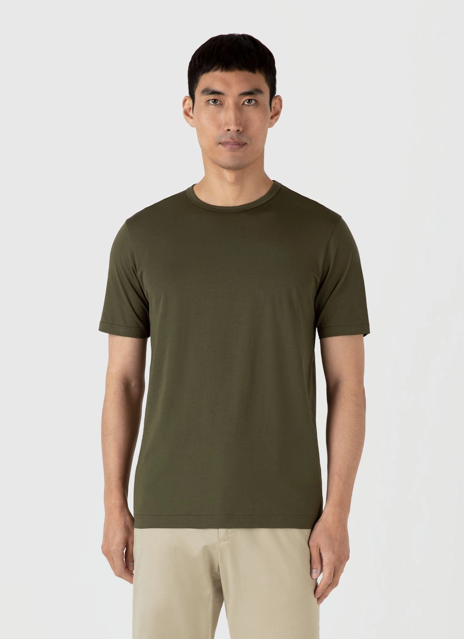 Men's Classic T-shirt in Pine Green Chill Vibes Sleek Performance Wear