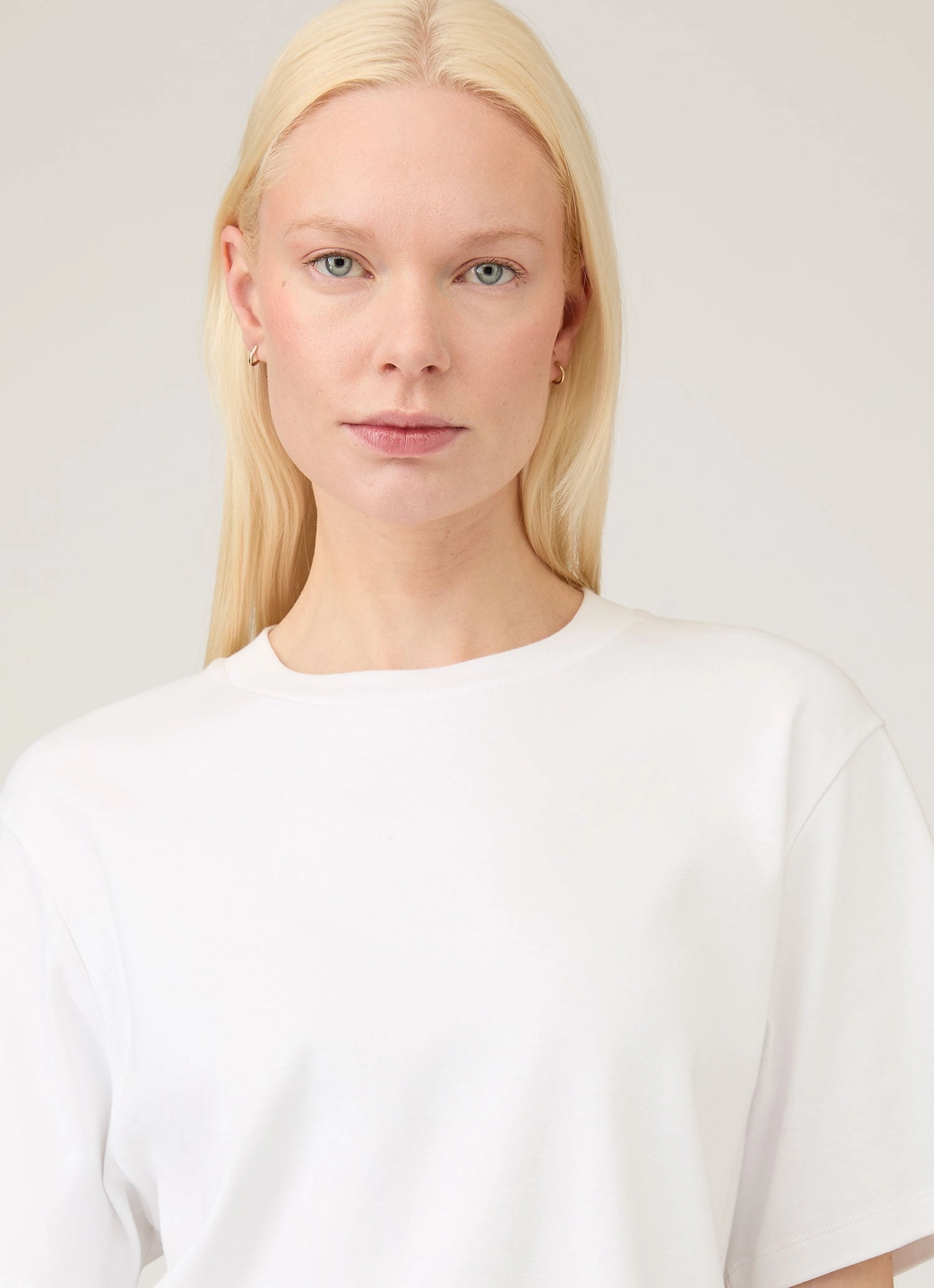 Women's Boxy Heavyweight T-shirt in White Active Comfort