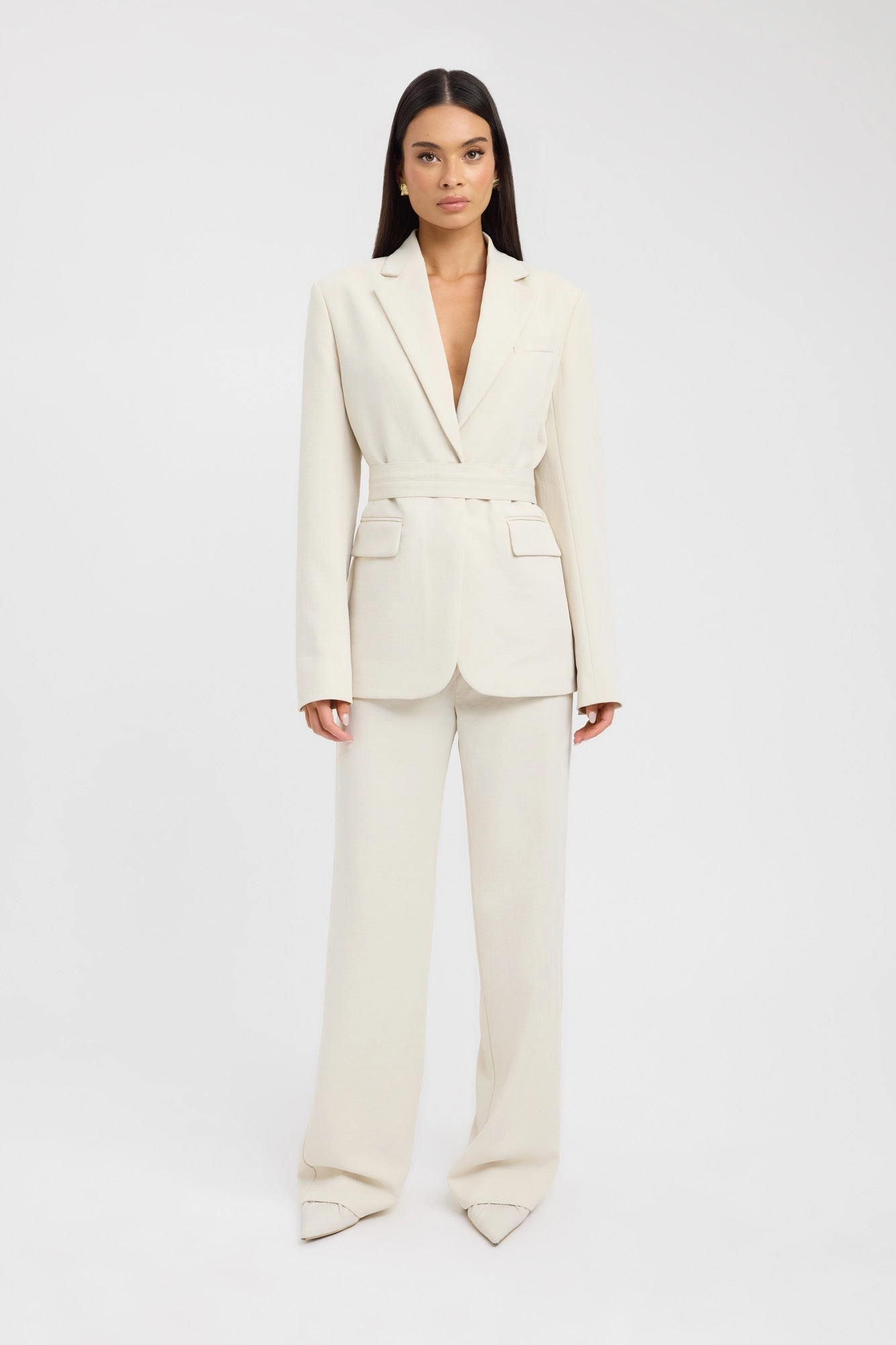 Engineer Cross Ventilation Channels Ariel Button Blazer