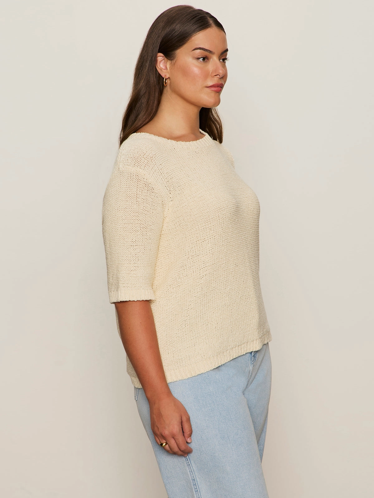 Lightweight Thermal Insulation Tape Yarn Tee Macrame Extended Sizing