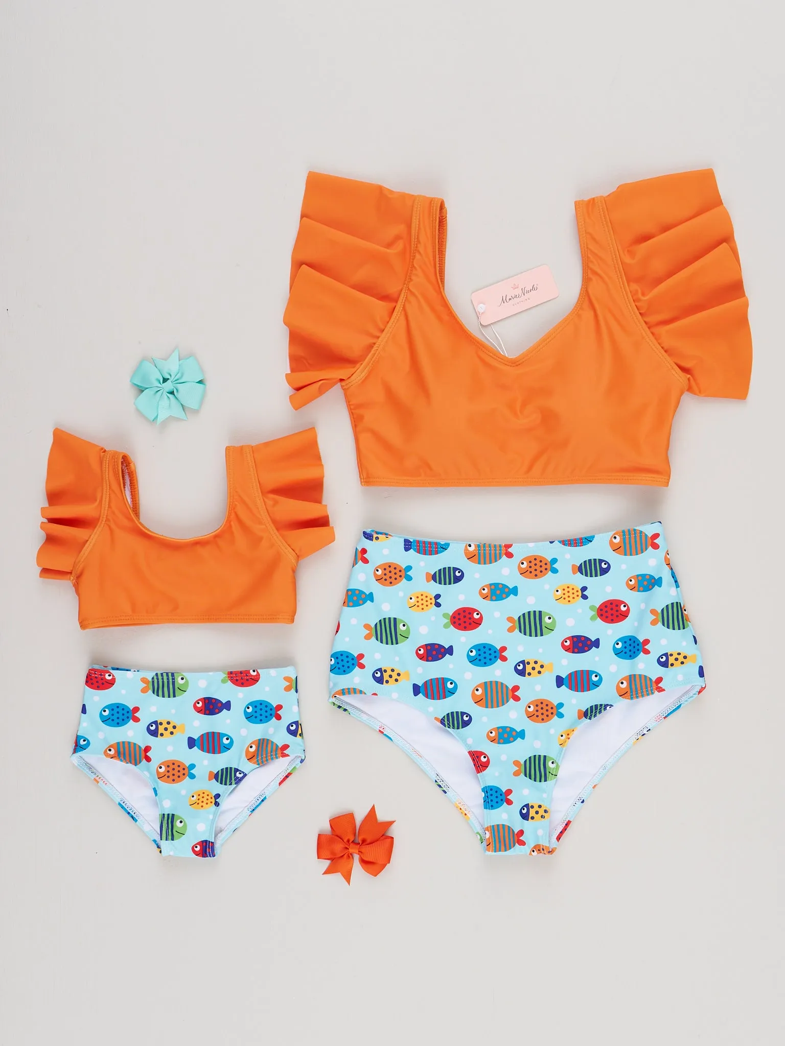 Family Fish Fun Swimsuits