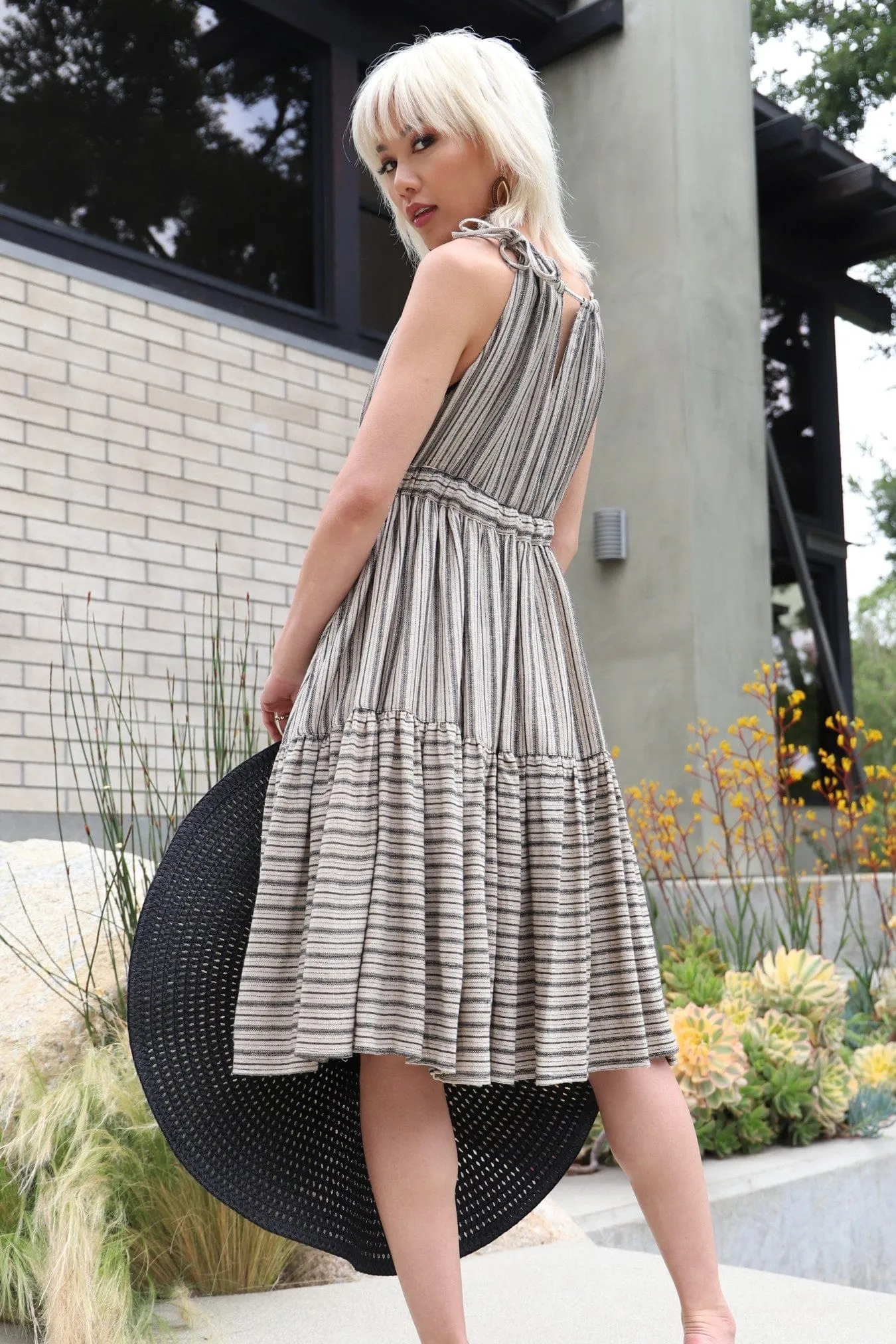 Evening Motion Nixi Dress - Zanzibar Stripe