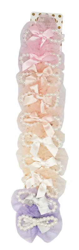 Fashion Hair Bows with Pearls