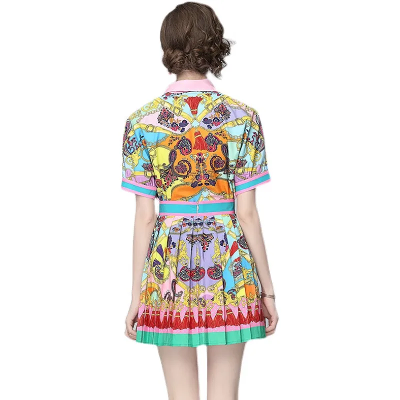 Fashion High Waist Slim Skirt Suit