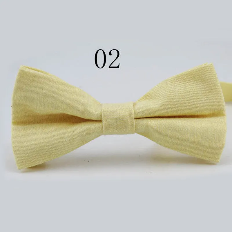 Fashion Mens Bow Tie Oxford Fabric Butterfly Cravat Solid Color Adults Casual Business Bowtie Formal Marriage Bow Ties for Women