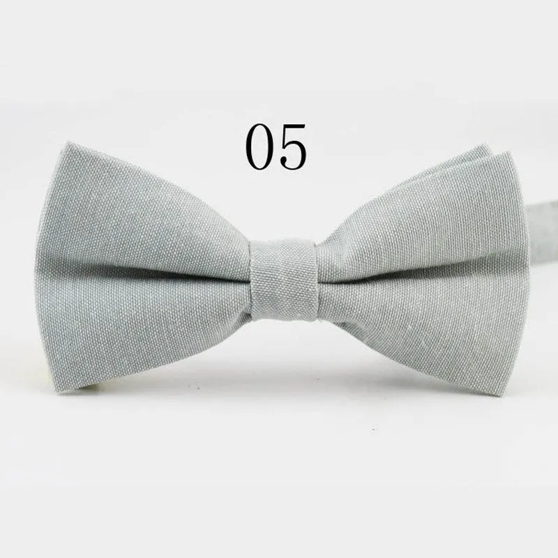 Fashion Mens Bow Tie Oxford Fabric Butterfly Cravat Solid Color Adults Casual Business Bowtie Formal Marriage Bow Ties for Women
