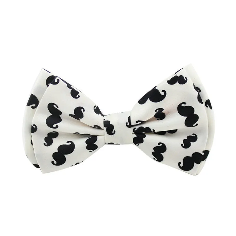 Fashion music Pattern two-layer Bow tie for Men Men's Unisex Tuxedo Dress Bowtie / Butterfly Brand New