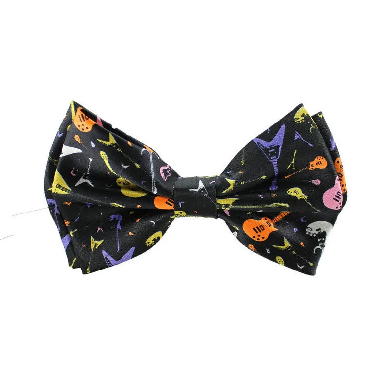 Fashion music Pattern two-layer Bow tie for Men Men's Unisex Tuxedo Dress Bowtie / Butterfly Brand New