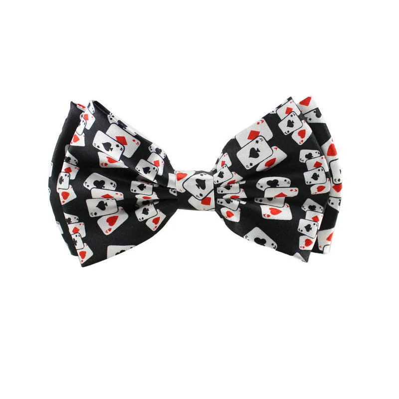 Fashion music Pattern two-layer Bow tie for Men Men's Unisex Tuxedo Dress Bowtie / Butterfly Brand New