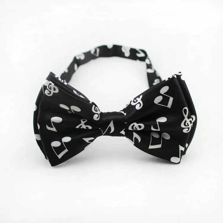 Fashion music Pattern two-layer Bow tie for Men Men's Unisex Tuxedo Dress Bowtie / Butterfly Brand New