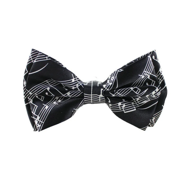 Fashion music Pattern two-layer Bow tie for Men Men's Unisex Tuxedo Dress Bowtie / Butterfly Brand New