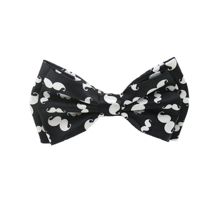 Fashion music Pattern two-layer Bow tie for Men Men's Unisex Tuxedo Dress Bowtie / Butterfly Brand New