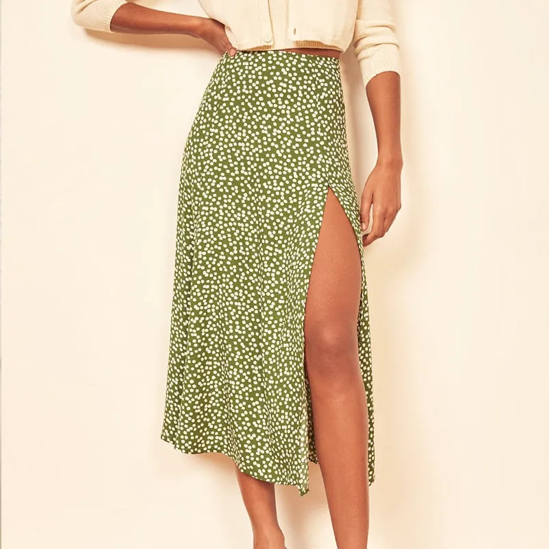 Fashion vintage A-line skirts
