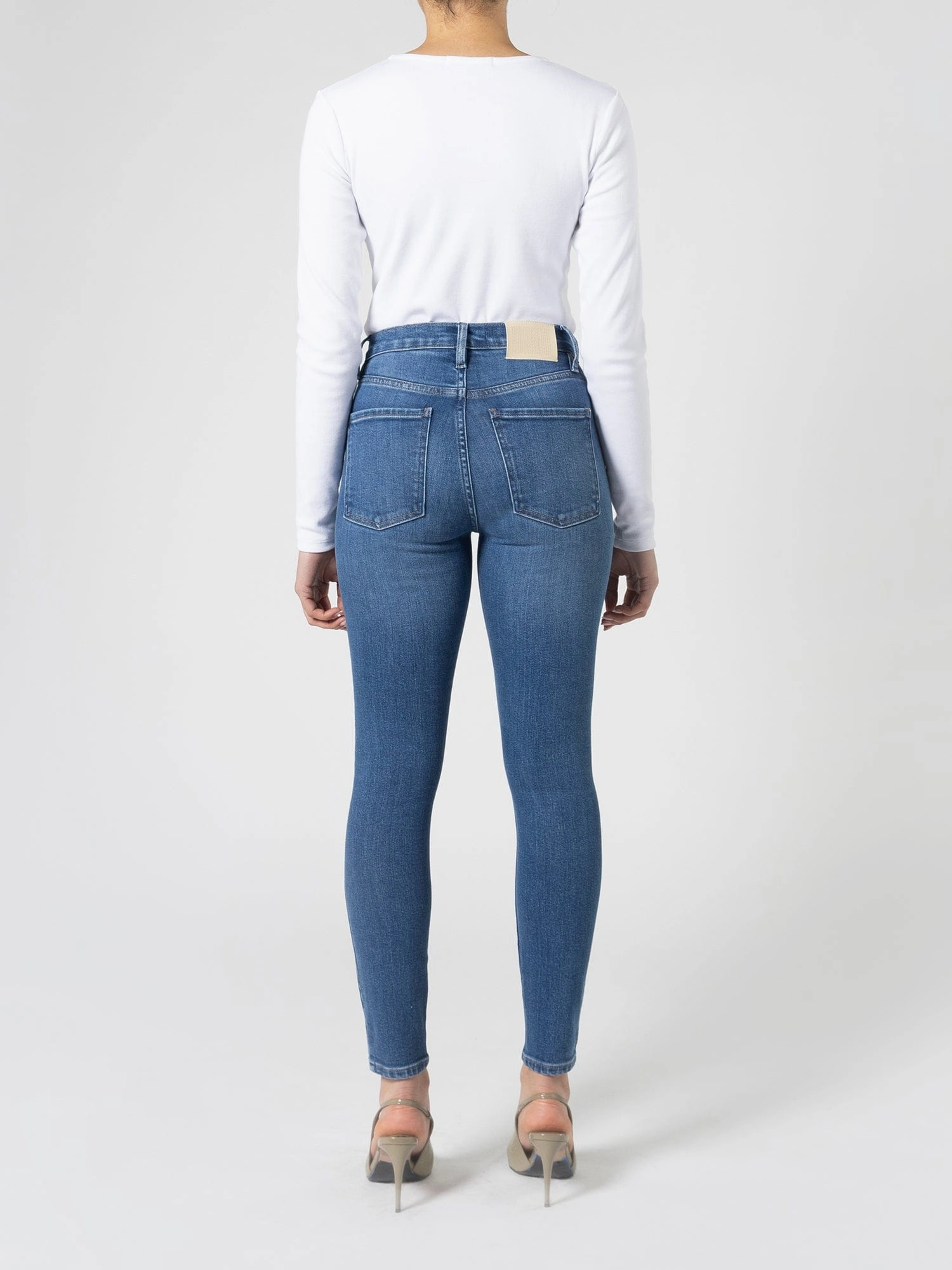 Cult Skinny Ankle Icon Blue Premium Cotton Blend