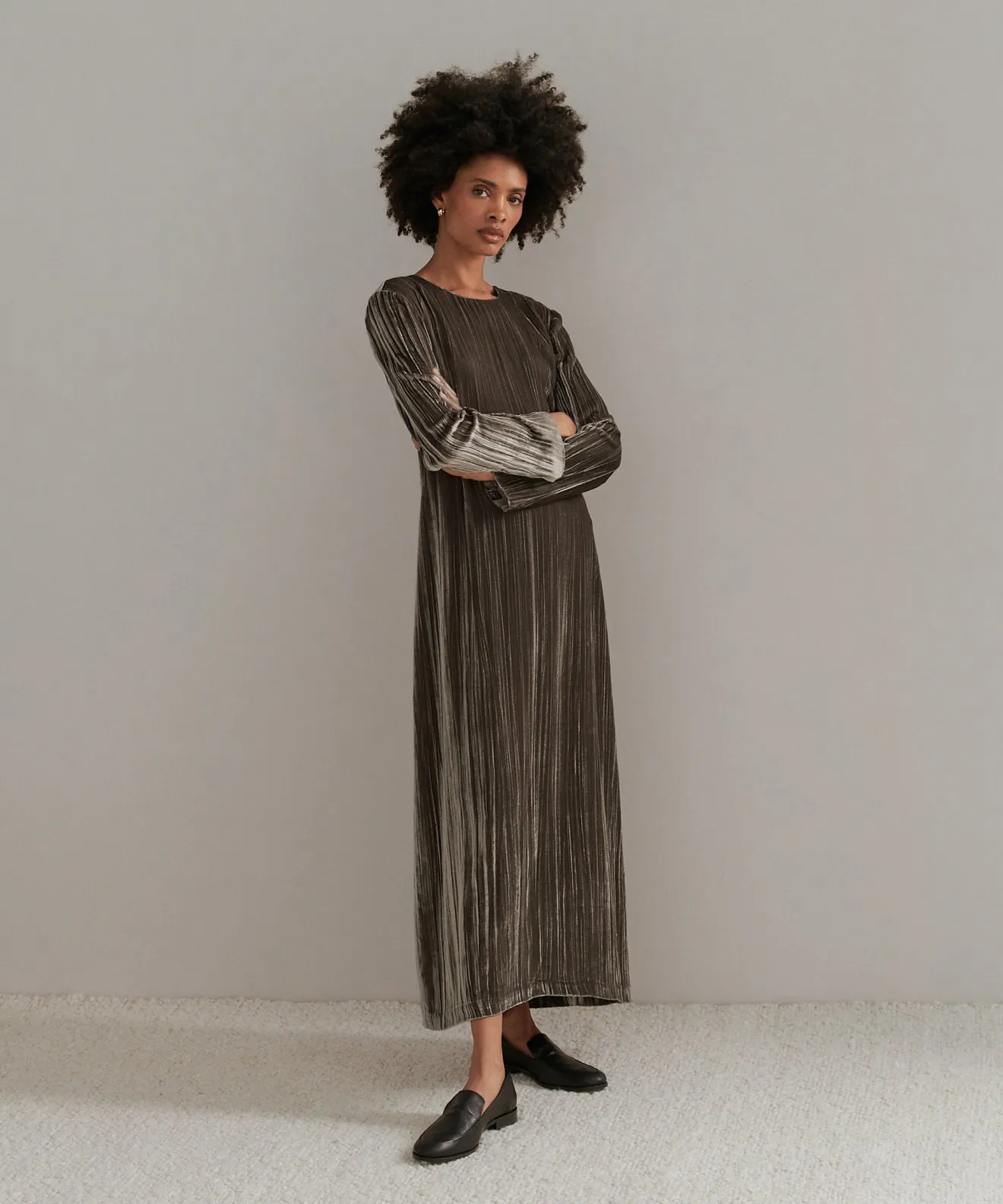 Smooth Finish Travel piece Velvet Stella Dress