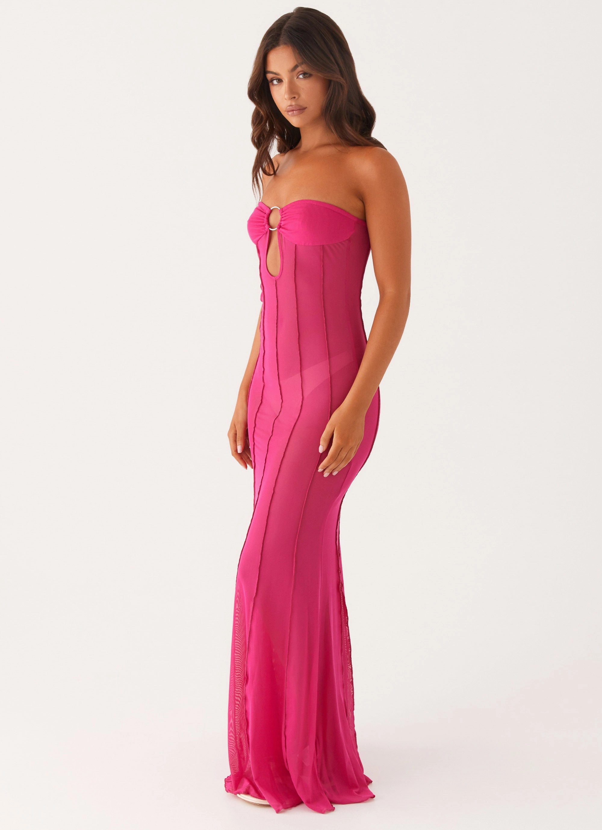 Abrasion-resistant Kennedy Maxi Dress - Fuchsia