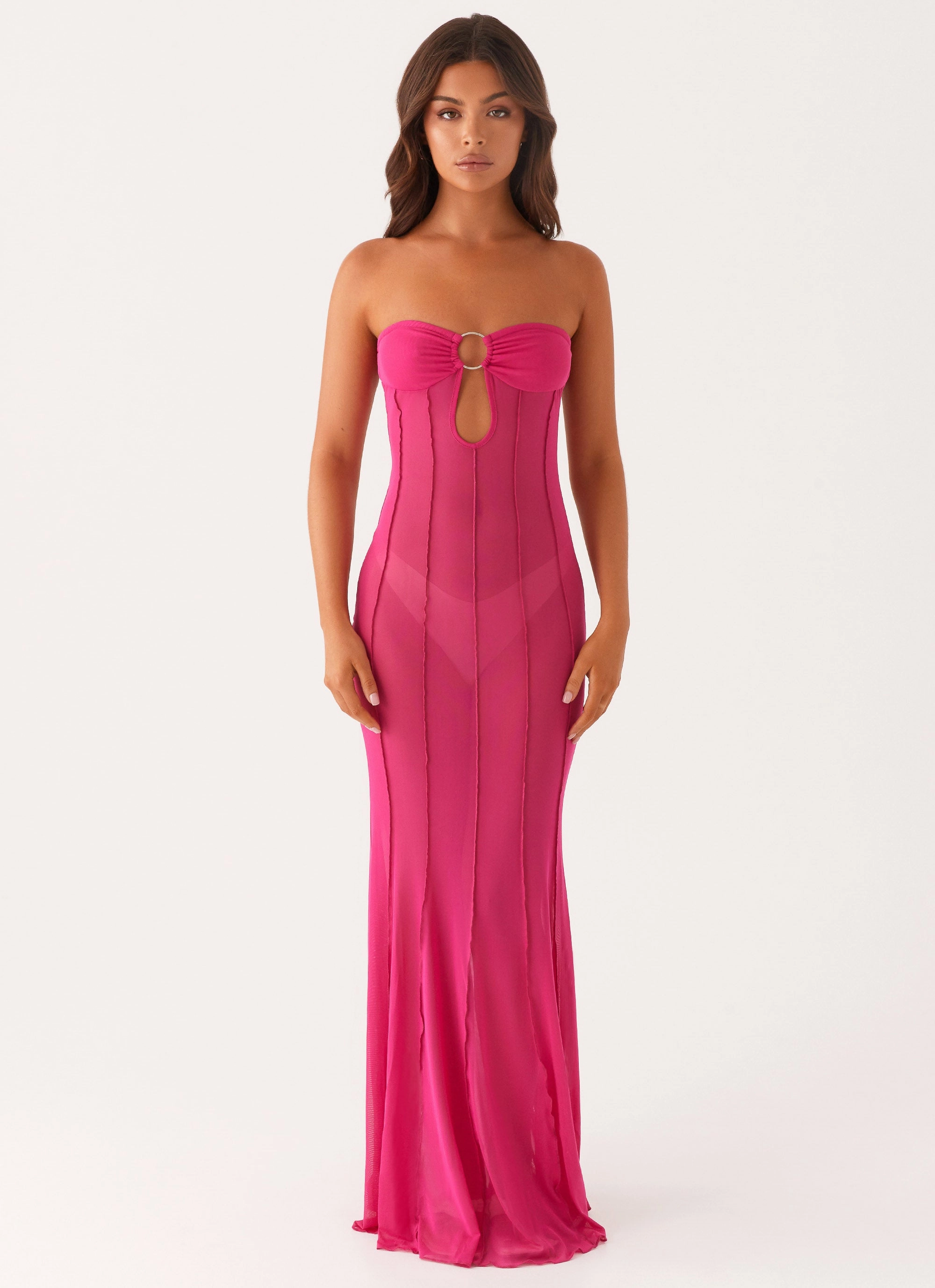 Kennedy Maxi Dress - Fuchsia Sleek and Simple