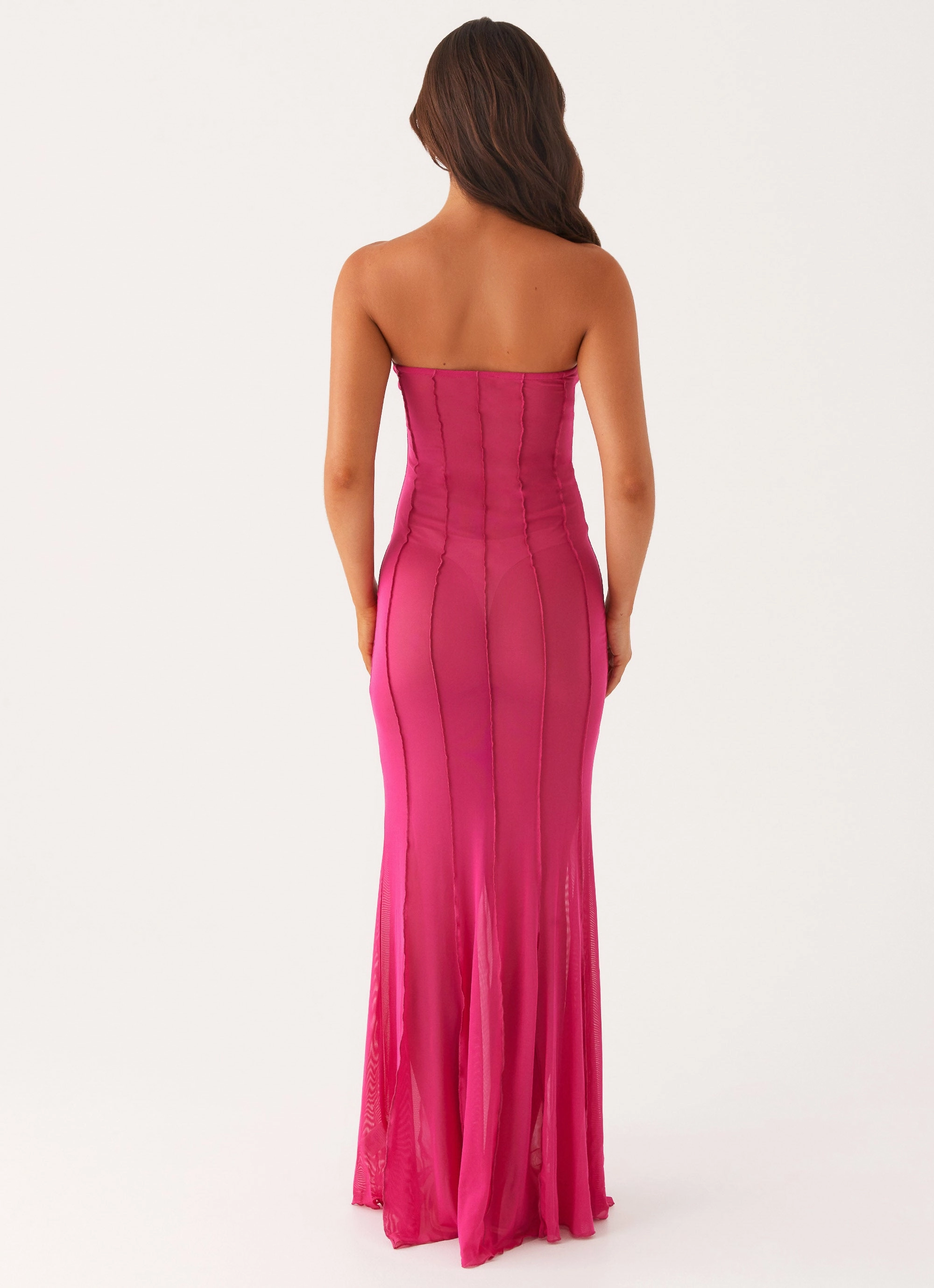 Kennedy Maxi Dress - Fuchsia Polished Mood Event Glow