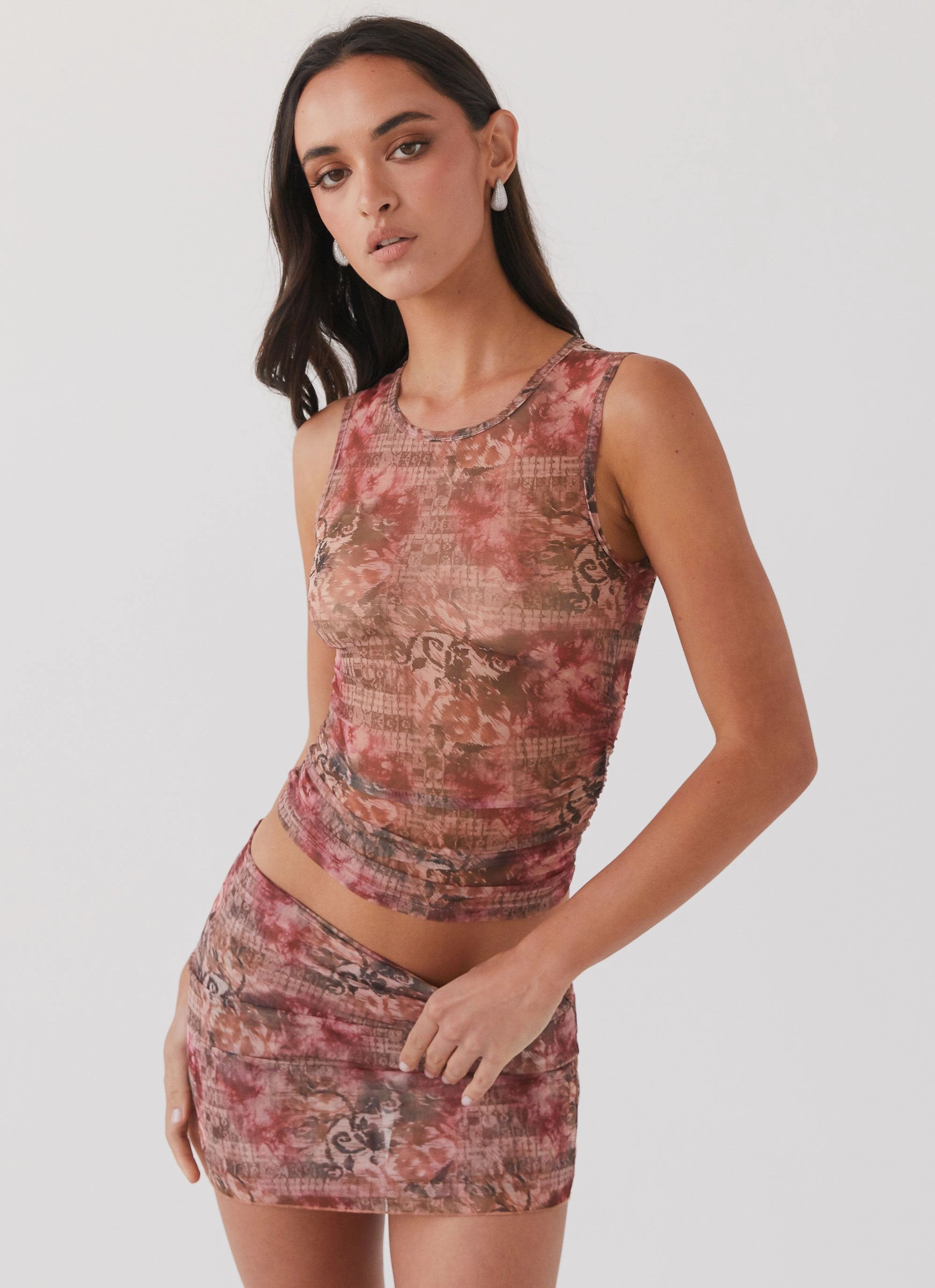 ErgonomicSleeves Love Child Mesh Tank Top - Palais Floral