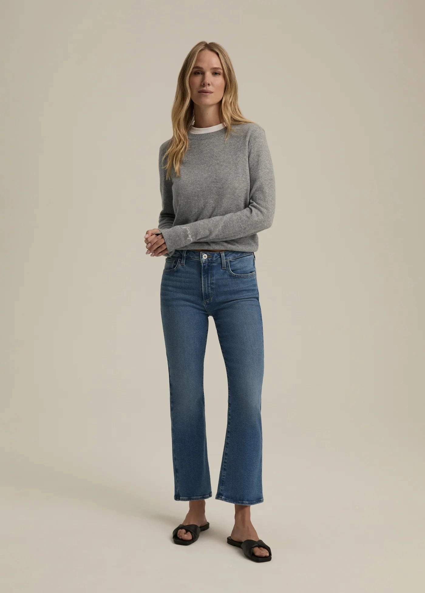 Perfect Layering Snuggle Wear Favorite Daughter The Favorite Cashmere Crew