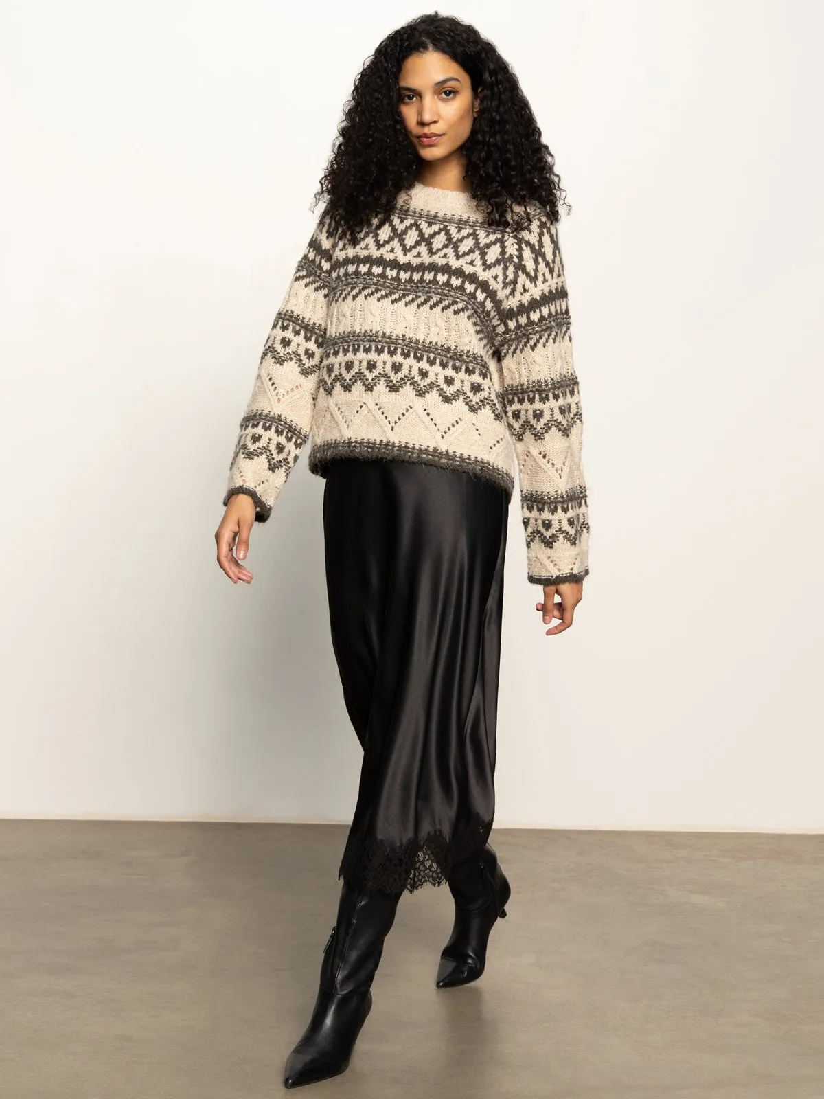 Slip Skirt With Lace Black Sustainable