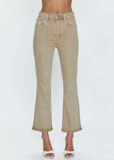 Weekend Style Outdoor Adventure Party Look Classic Wear Pistola Lennon High Rise Boot Crop- Mink Snow