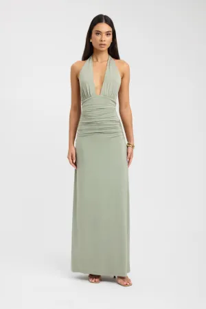 Feminine Fit Leni Maxi Dress Leni Maxi Dress Motion Light Applique-Detail