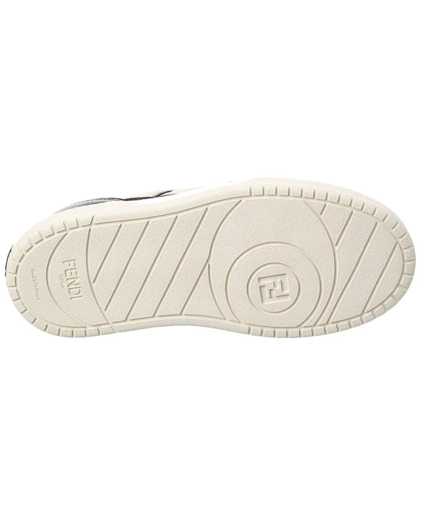 FENDI Match Leather Platform Sneaker