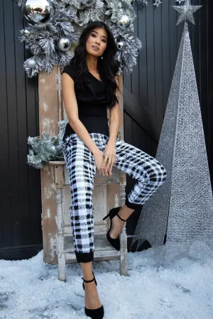 sporty wear Fernanda Jogger - Plaid Sequins