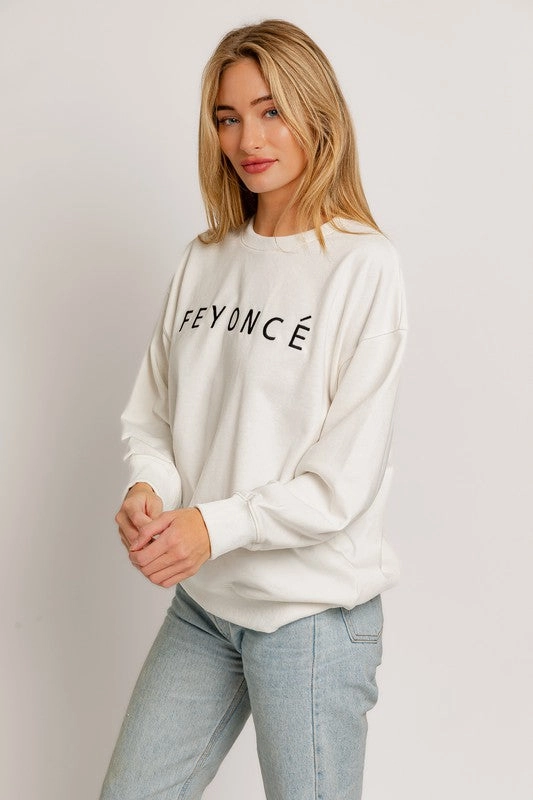 Feyonce Sweatshirt Static Reducing Finish Winter Ready Outfit