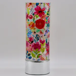 Field of Flowers Bundle- Sparkle Glass™ LED Cylinder with Field of Flowers Insert