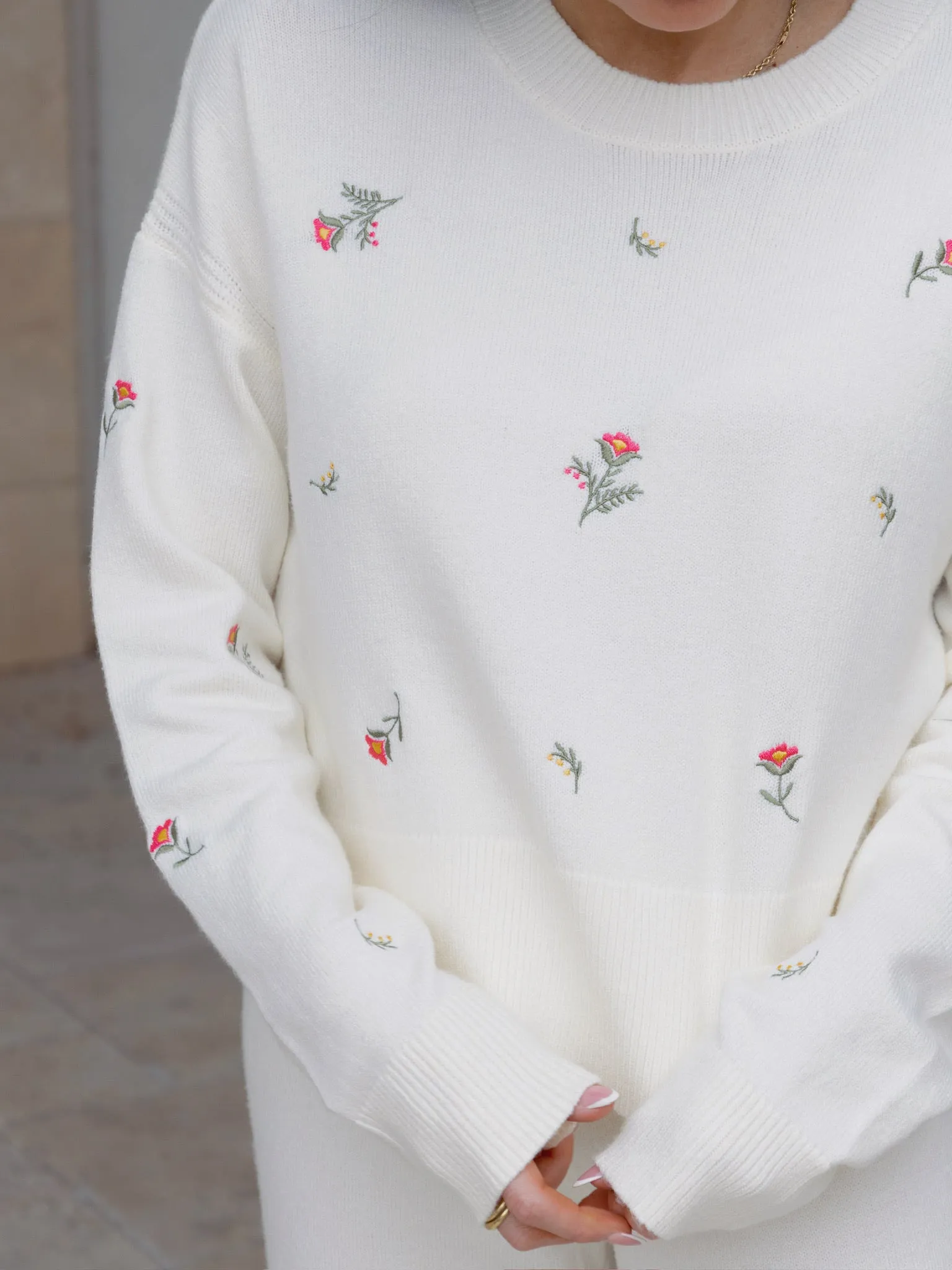 Field of Flowers Sweater Set