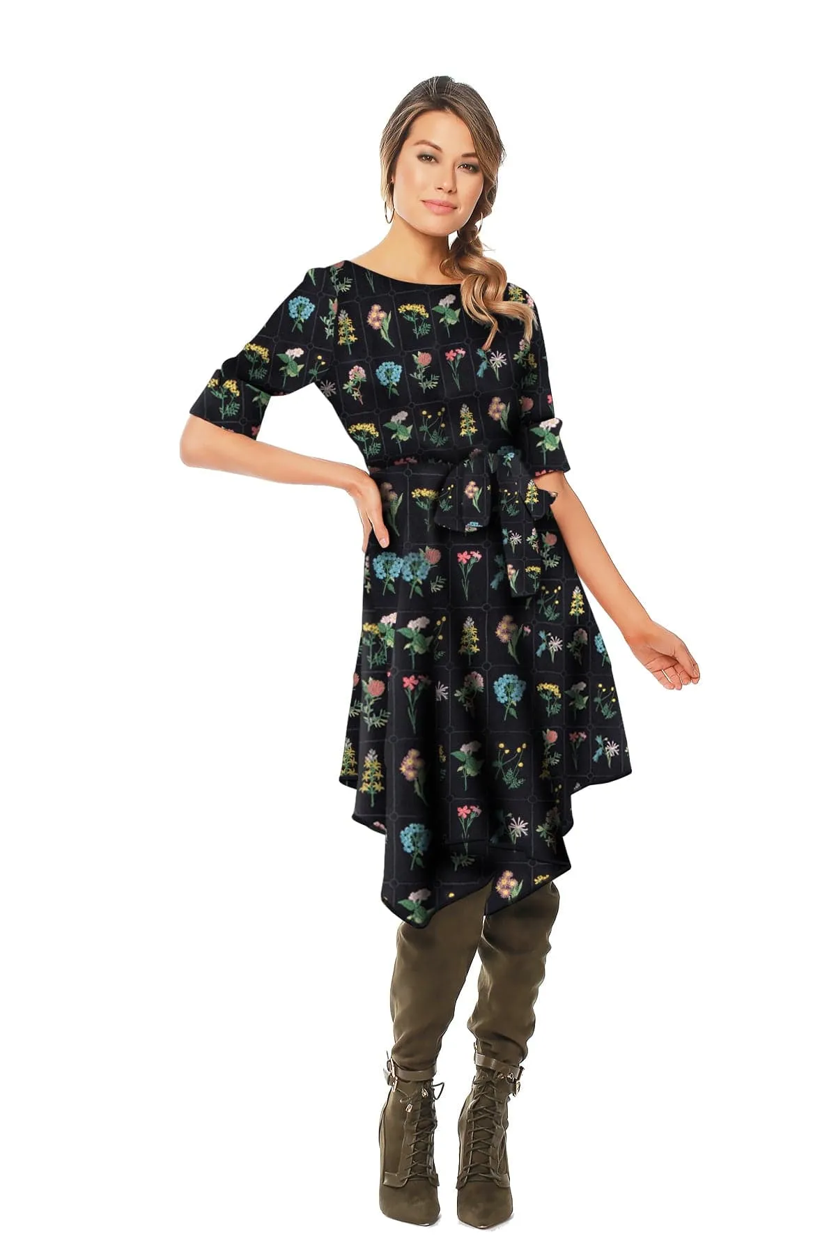 Ezra Dress ?C Botanicals TearResistantFabric