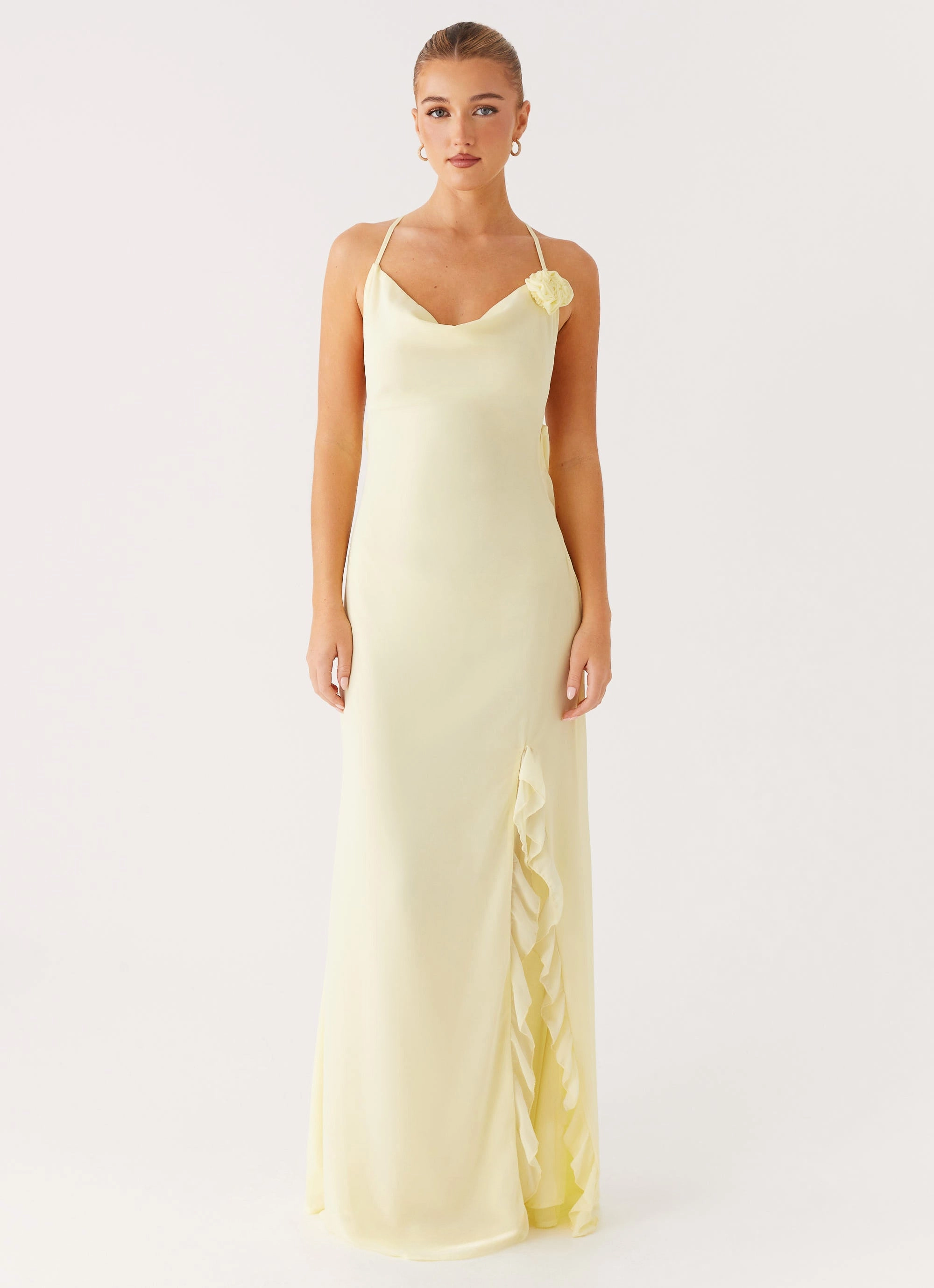 First Class Maxi Dress - Yellow Clean Flow Casual day-to-night piece