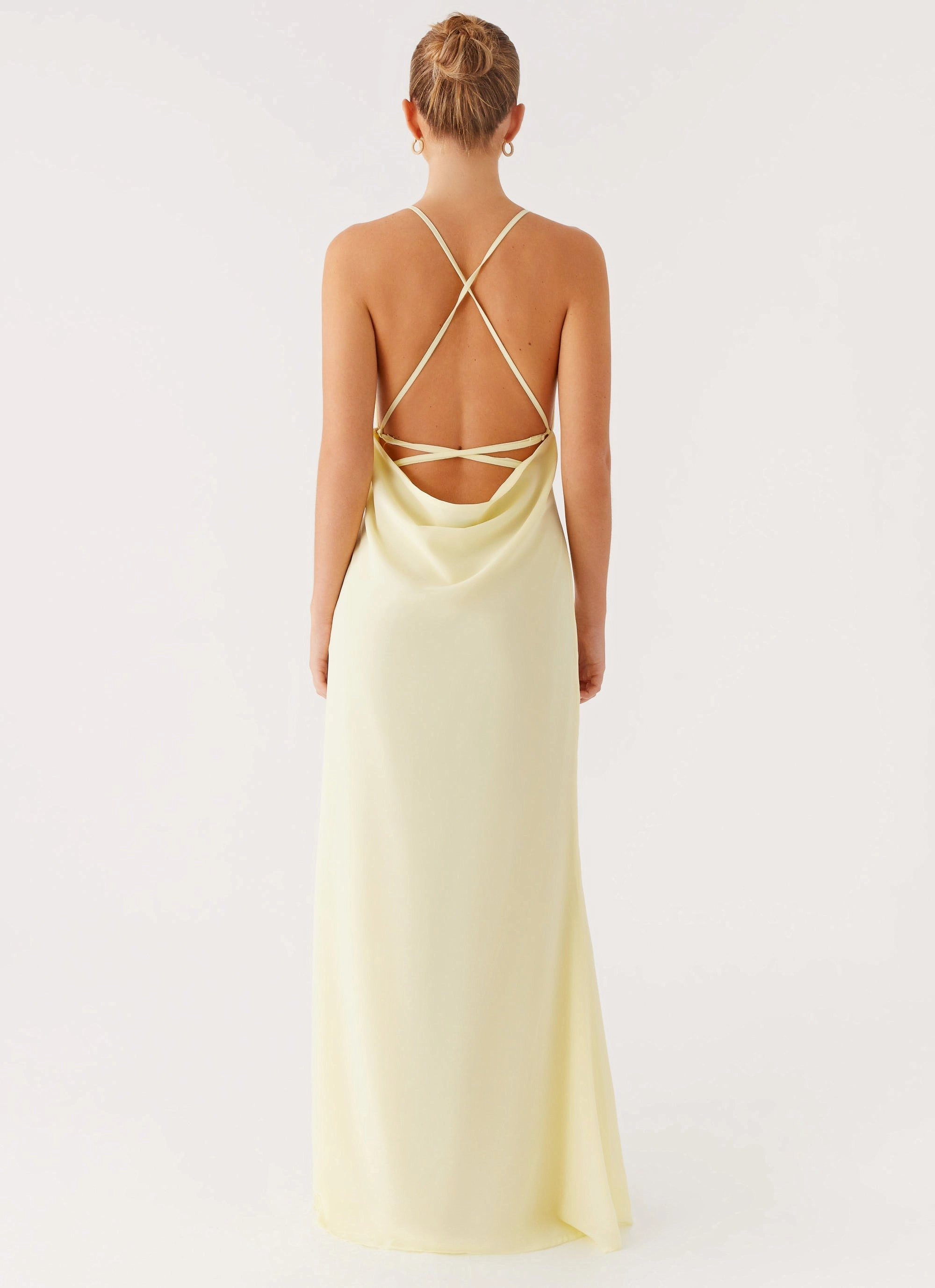 Sleeveless First Class Maxi Dress - Yellow