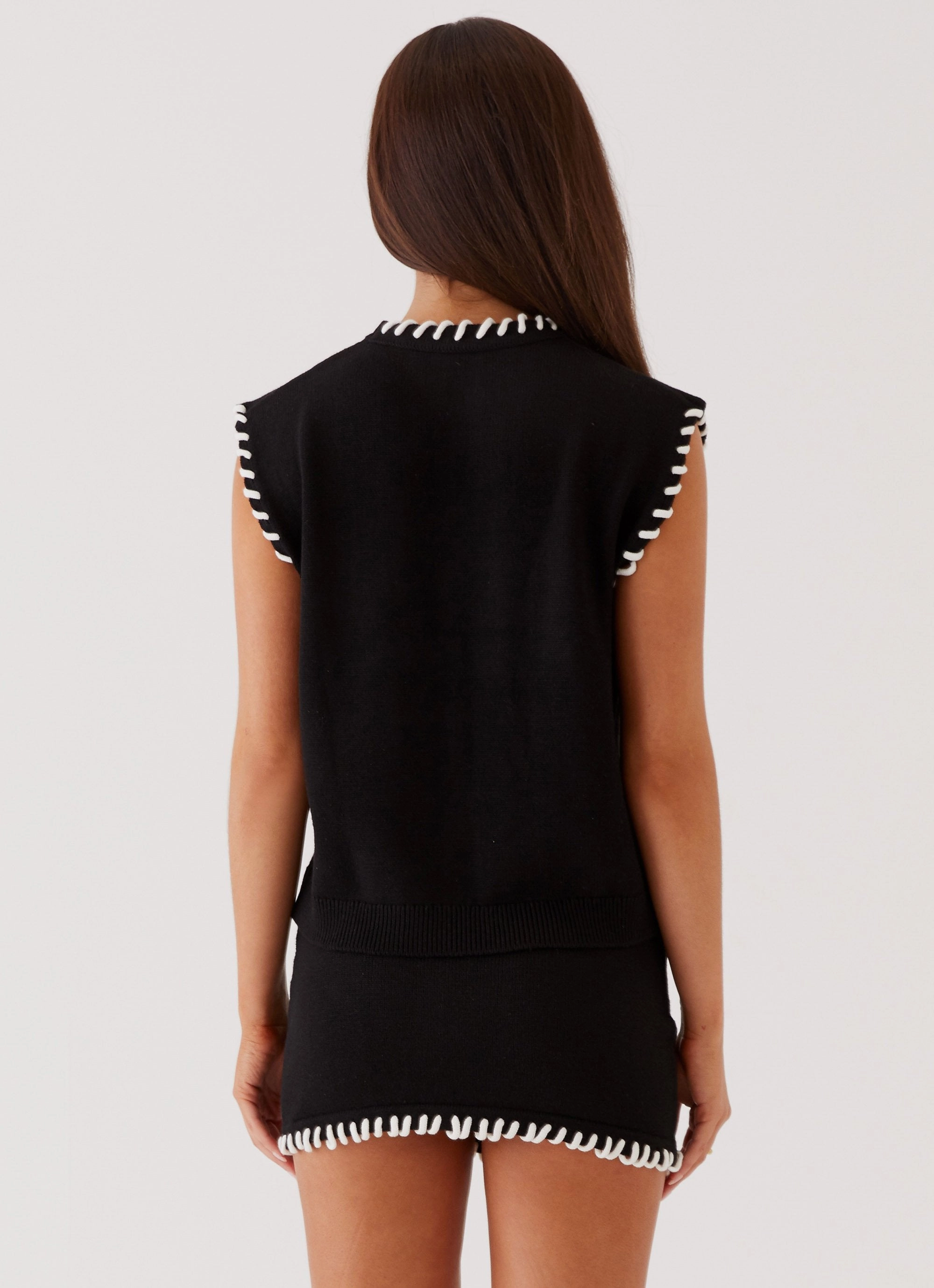 Comfy Cut Let's Get Loud Knit Mini Skirt - Black