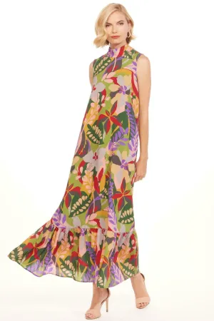 Flattering Silhouette Wear Terry Dress - Jungle Safari Natural Fit Terry Dress - Jungle Safari