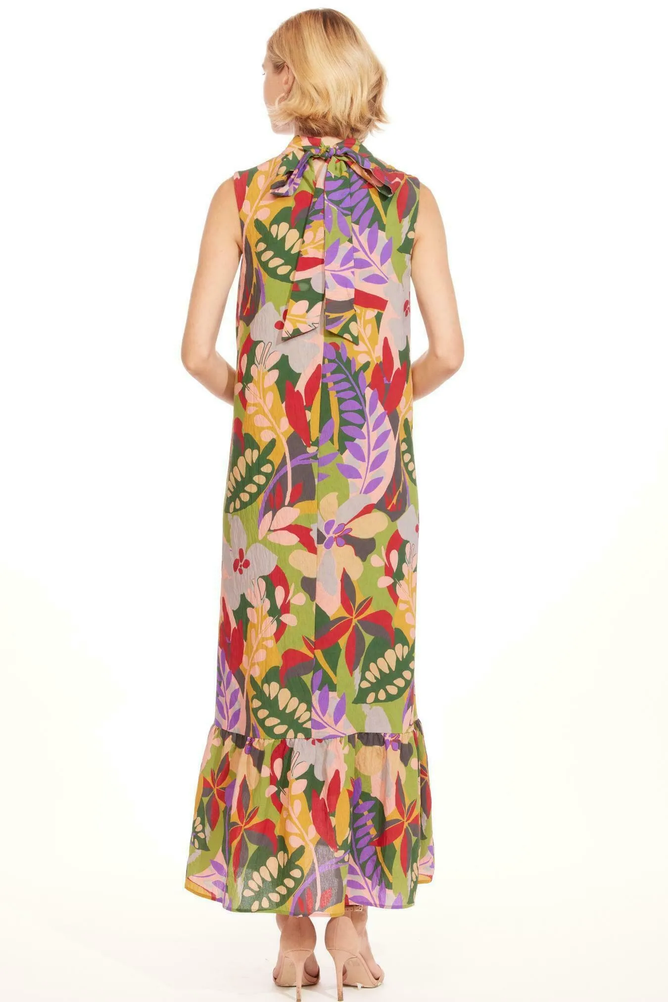 Formal Aura Terry Dress - Jungle Safari
