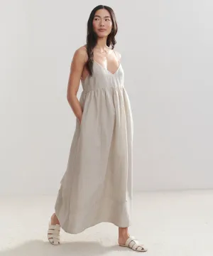 Flattering Waist Design Cove Dress Recycled-Material Lounge Feel Cove Dress