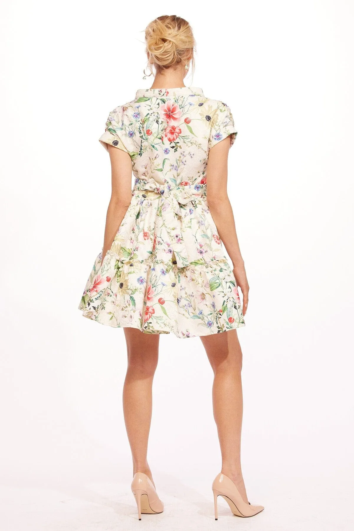 High Waist Ulani Dress - Pink Magnolia