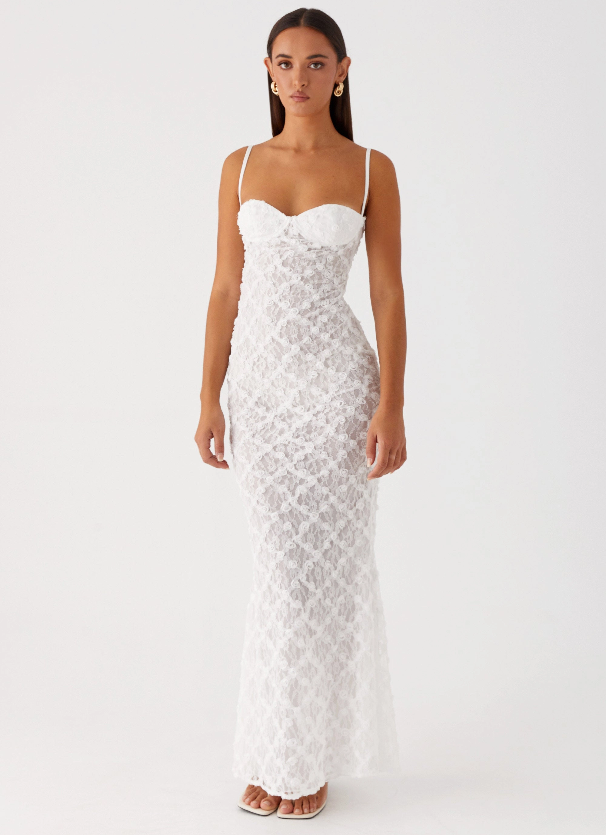 That Girl Maxi Dress - White Cloud Light