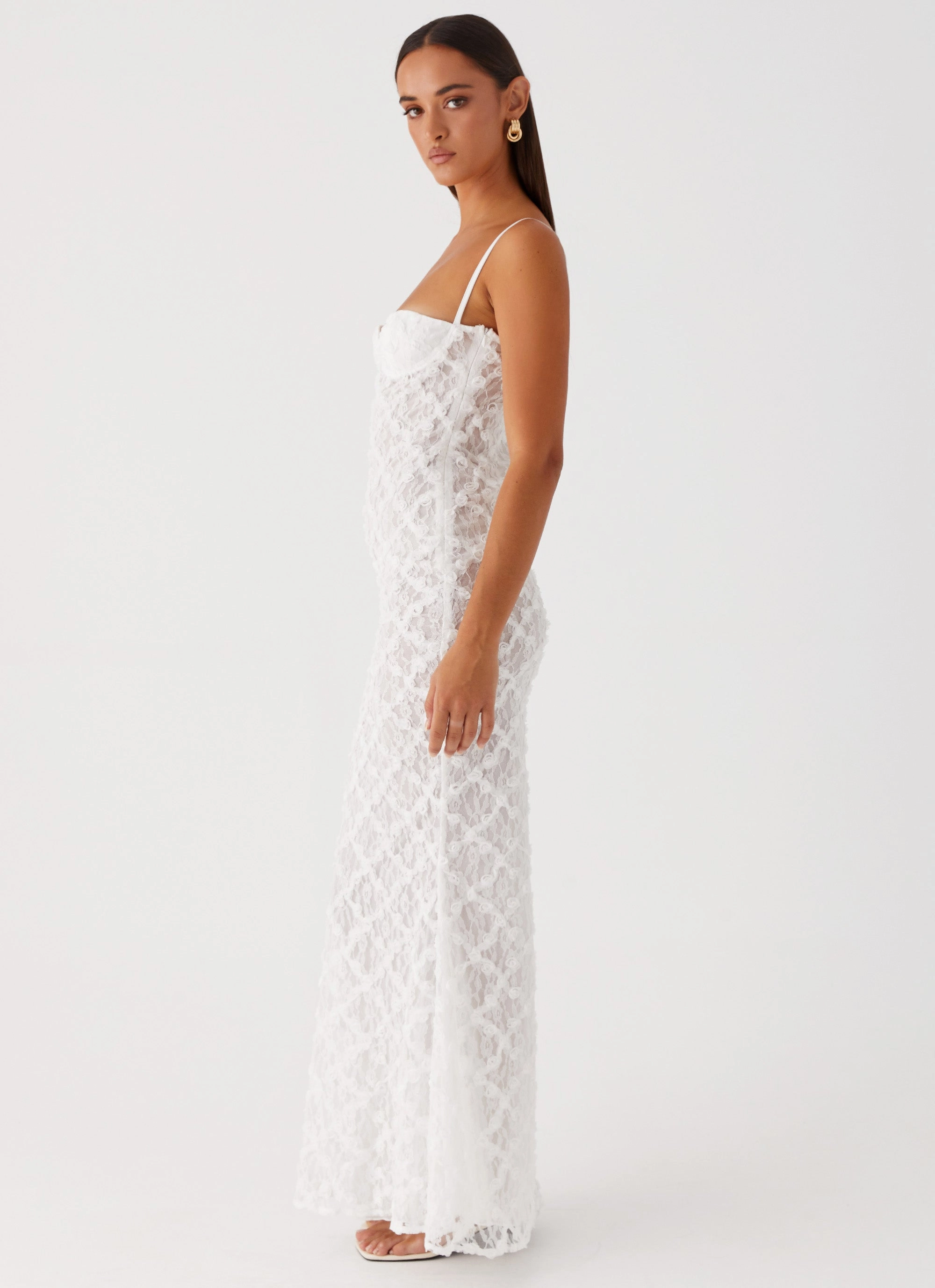 That Girl Maxi Dress - White Contemporary Design Casual Look