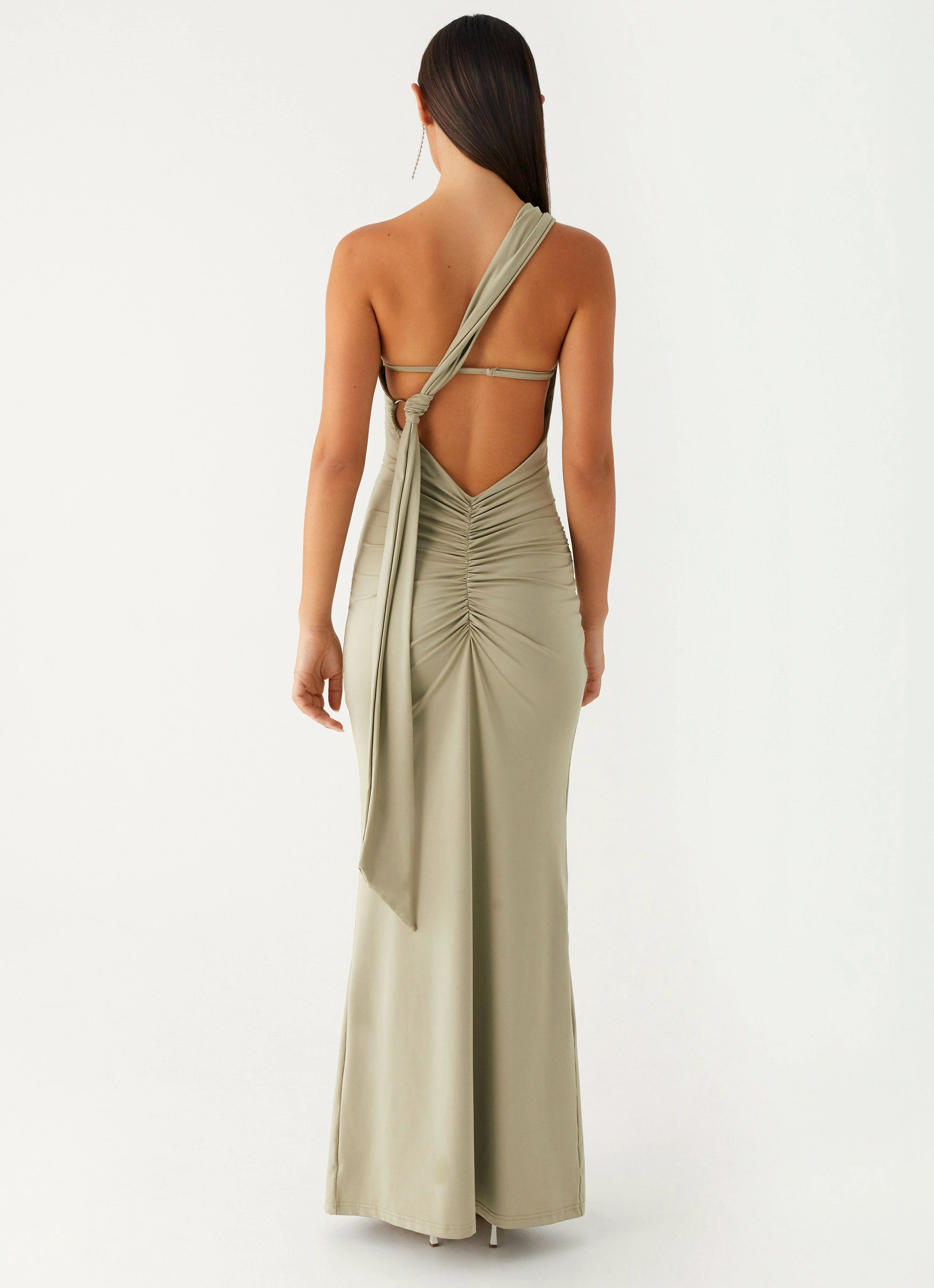 Cozy Vibes Light Layers Christie Maxi Dress - Sage