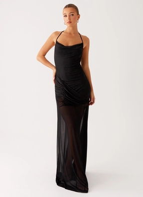 Flattering wear Mckinley Maxi Dress - Black Mckinley Maxi Dress - Black ComfortFitDesign