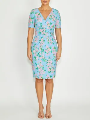 Flawless Waist Fit Emelynn Floral Haze Jersey Dress Emelynn Floral Haze Jersey Dress Fresh Style
