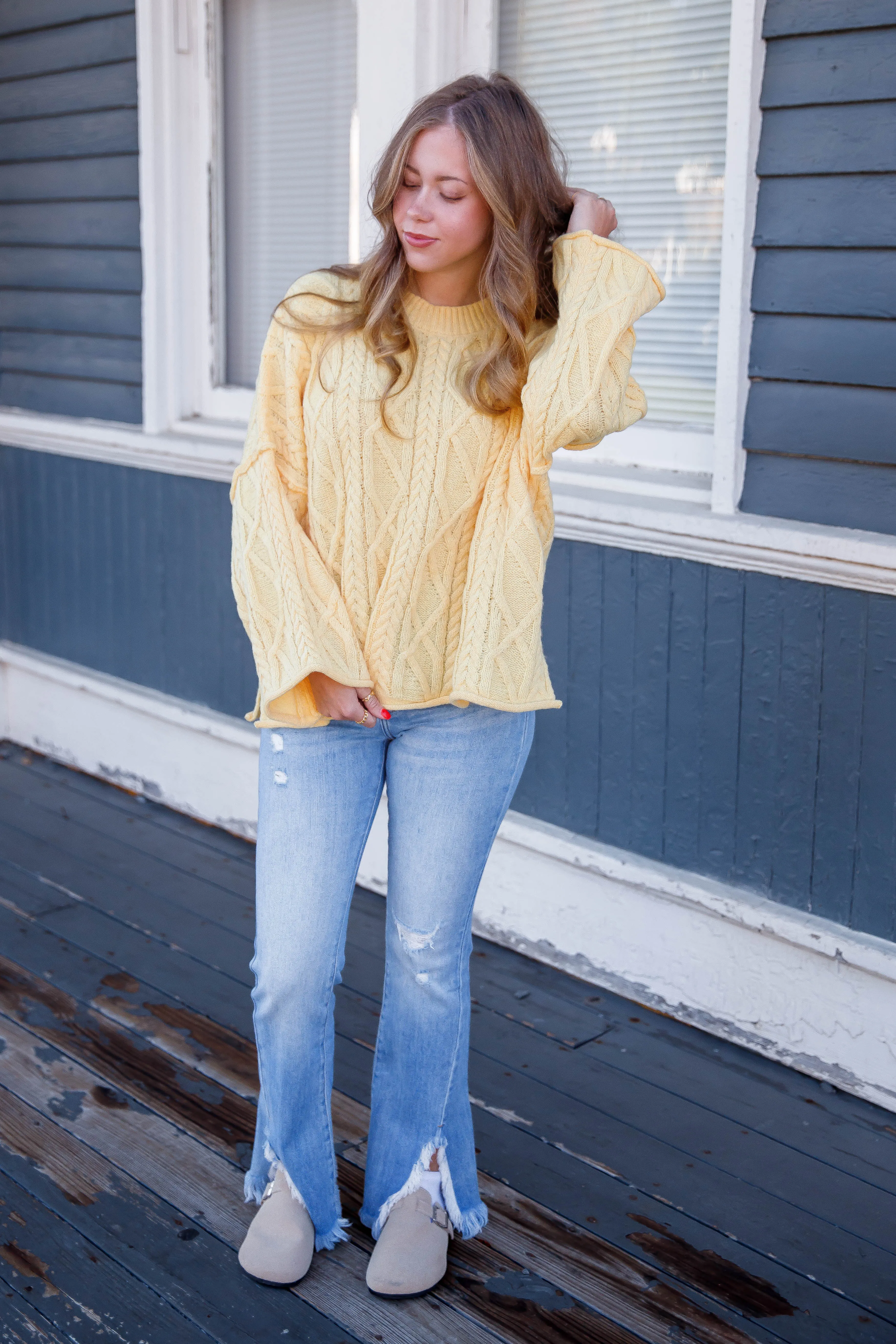 WrinkleFree Structure Summer In My Mind Sweater